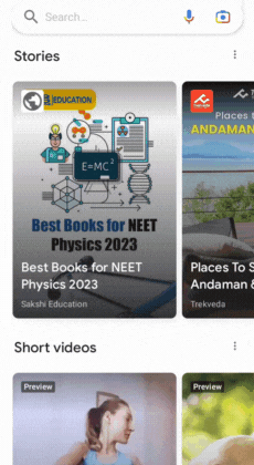 Google Discover in Hindi