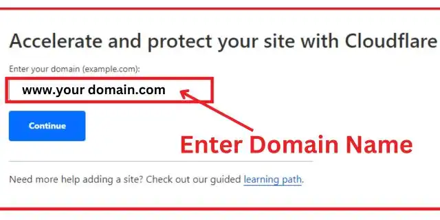 Add website for Free Cloudflare CDN