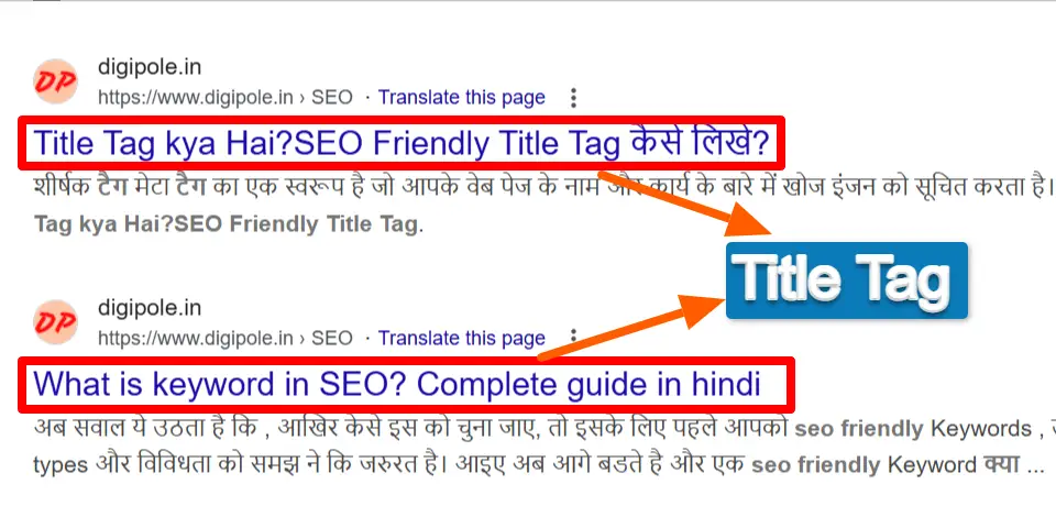 title tag kya hota hai